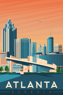 François Beutier, Atlanta vintage travel wall art