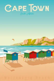 Cape Town vintage travel wall art - Fineart photography by François Beutier