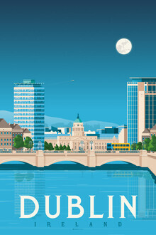 François Beutier, Dublin vintage travel wall art