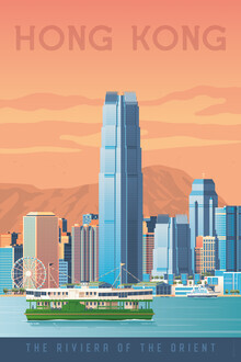 François Beutier, Hong Kong vintage travel wall art
