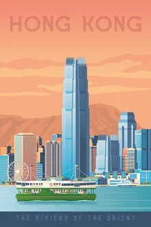 Photo art by François Beutier: nostalgic view of Hong Kong