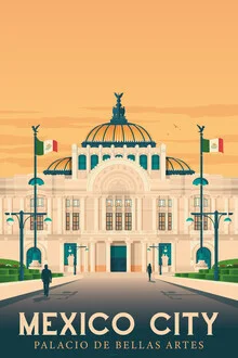 Photo art by François Beutier: Palacio Bellas Artes in Mexico City