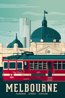 François Beutier, Melbourne vintage travel wall art