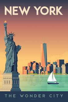 François Beutier, New York vintage travel wall art