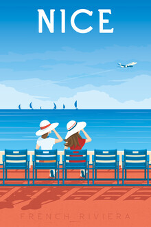 François Beutier, Nice vintage travel wall art