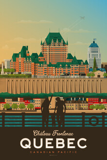 François Beutier, Quebec vintage travel wall art