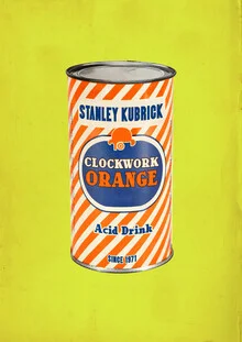 Wall art by David Redon: Retro illustration referencing pop culture themes.