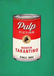 Illustration by David Redon: Retro design featuring tomatoes and references to a cult film.
