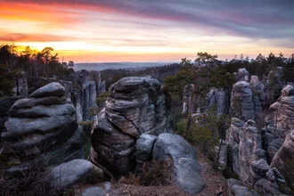 Photo art by Christoph Schaarschmidt: serene landscape in Bohemian Paradise