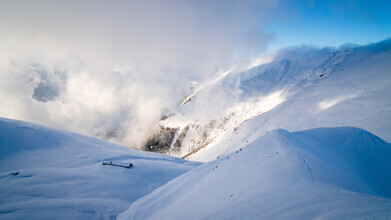 Clemens Bartl, snow covered cabin