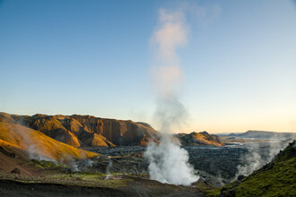 Franz Sussbauer, Steam pillar (Iceland, Europe)