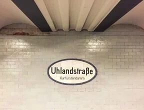 Photo art by Claudio Galamini: subway station in Berlin with urban vibe