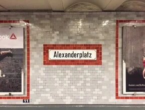 Photo of Alexanderplatz featuring the subway station and urban atmosphere