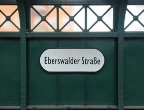 Photo art by Claudio Galamini: Eberswalder Straße subway station in Berlin