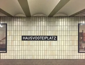 Photo art by Claudio Galamini: U-Bahn station Hausvogteiplatz in Berlin
