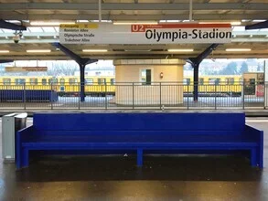 Photo art: Olympia Stadium subway station bathed in calm light