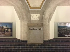 Photo art by Claudio Galamini: Heidelberger Platz subway station in a calm atmosphere