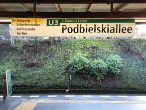 Photo art by Claudio Galamini: U-Bahnhof Podbielskiallee in soft colors