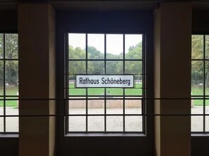 Photo art by Claudio Galamini: Rathaus Schöneberg subway station in soft colors