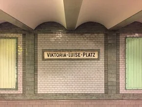 Photo art by Claudio Galamini: U-Bahn station Viktoria-Luise-Platz in Berlin