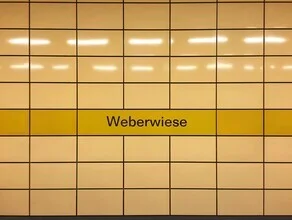 Beautiful photo art by Claudio Galamini: U-Bahnhof Weberwiese in Germany.