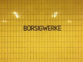 Photo art by Claudio Galamini: Borsigwerke subway station in soft colors