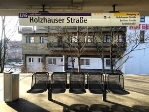 Photo art by Claudio Galamini: Holzhauser Straße subway station in soft colors