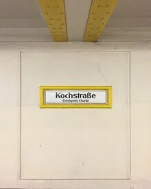 Photo art by Claudio Galamini: subway station Kochstraße with urban vibe