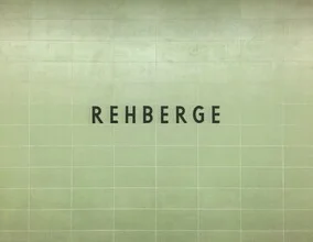 Photo art by Claudio Galamini: Rehberge subway station in soft colors