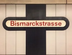 Photo art by Claudio Galamini: Bismarckstraße subway station in Berlin