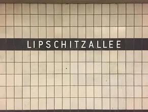 Photo art by Claudio Galamini: Subway station Lipschitzallee in soft light