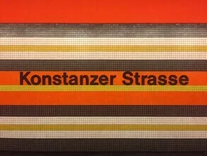 Photo art by Claudio Galamini: Konstanzer Strasse subway station in soft colors