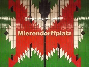 Photo art by Claudio Galamini: Mierendorffplatz subway station in a calm atmosphere