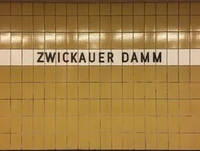 Photo art by Claudio Galamini: quiet atmosphere at Zwickauer Damm subway station