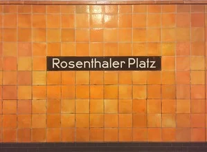Photo art by Claudio Galamini: Underground station Rosenthaler Platz in Berlin