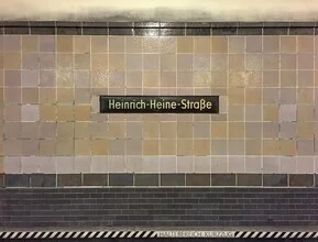 Photo art by Claudio Galamini: subway station with clean lines and urban vibe.