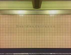 Photo art by Claudio Galamini: Residenzstraße subway station in Berlin