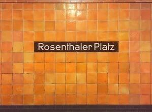 Photo art by Claudio Galamini: Rosenthaler Platz subway station, urban setting with a calm mood.