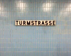 Photo art by Claudio Galamini: Turmstraße subway station with urban vibe