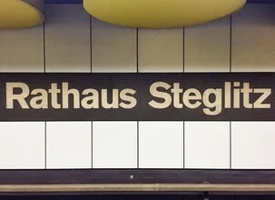 Photo art by Claudio Galamini: Rathaus Steglitz subway station in daylight