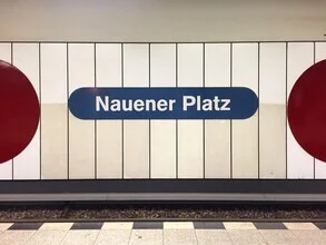 Photo art by Claudio Galamini: Nauener Platz subway station in Berlin, capturing urban atmosphere