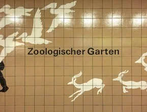 Photo art by Claudio Galamini: subway station with a calm atmosphere in Berlin