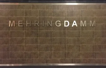 Photo art by Claudio Galamini: U-Bahn station Mehringdamm in Berlin during the day.