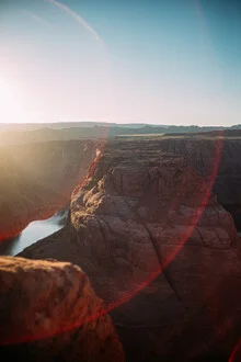 Fotokunst von Sebastian Trägner: Sonnenuntergang über dem Grand Canyon