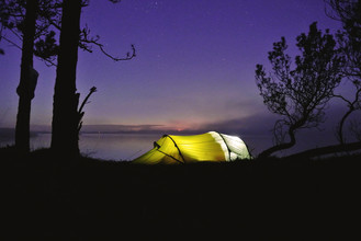 Christian Kluge, glowing tent (Norwegen, Europa)