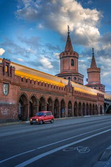 Photo art by Iman Azizi: long exposure of the Oberbaum Bridge in Berlin