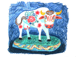Anita Letuve, Flower Power Cow (Netherlands, Europe)