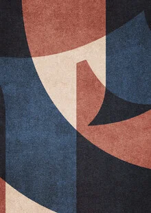 Abstract illustration by Daniel Coulmann featuring geometric shapes in soft colors
