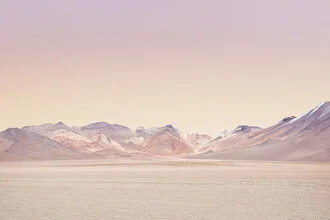 Photo art by Matt Taylor: soft pastel colors of the desert in Bolivia
