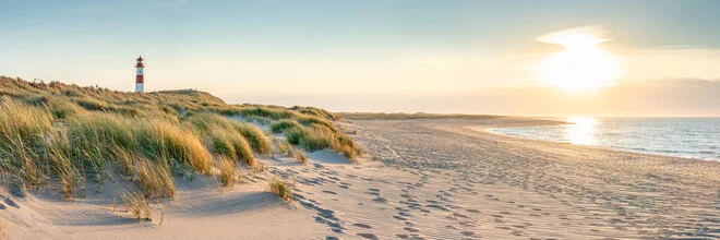 Sunset panorama on Sylt - Fineart photography by Jan Becke